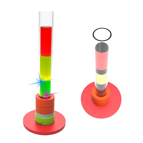 용액의 농도실험 설탕물 삼색탑(5인용)-일반형/LED형