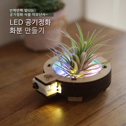LED 공기 정화 화분 만들기