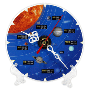 야광 태양계행성시계만들기(5인세트)