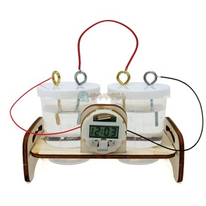 소금물 연료전지 시계(스탠드형)(1인세트)