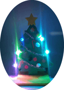 전도성테잎 LED병렬연결 크리스마스트리
