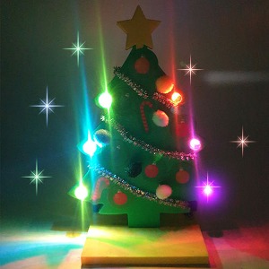 전도성테잎 LED병렬연결 크리스마스트리