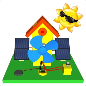 태양전지종합실험키트(태양광주택원리)