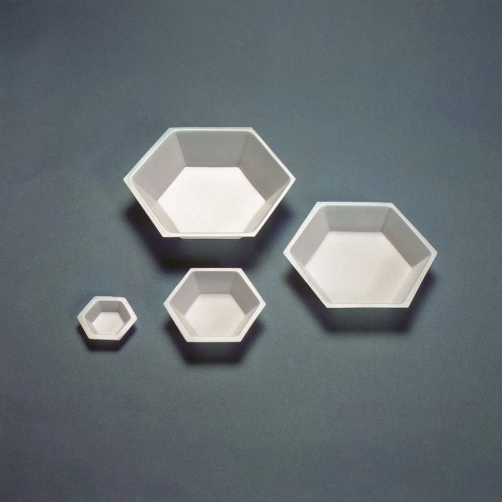Hexagonal Polystyrene weighing Dishes (정전기방지)