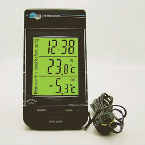 Thermometer &amp; Clock (내부-외부 표시 온도계)