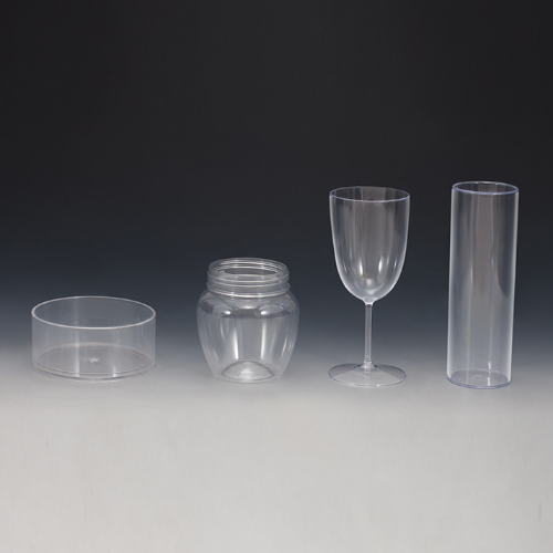 다양한모양의투명한플라스틱컵(4종)
