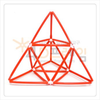 시에르핀스키 피라미드 (정삼각 1단계)