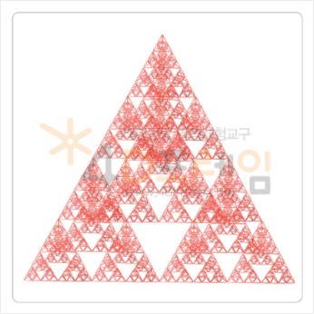 시에르핀스키 피라미드 (정삼각 5단계)